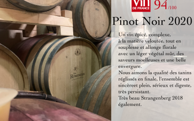 RVF : Notre Pinot Noir 2020 dans la sélection.